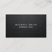 Professional Elegant Modern Black Plain Simple Business Card at Zazzle