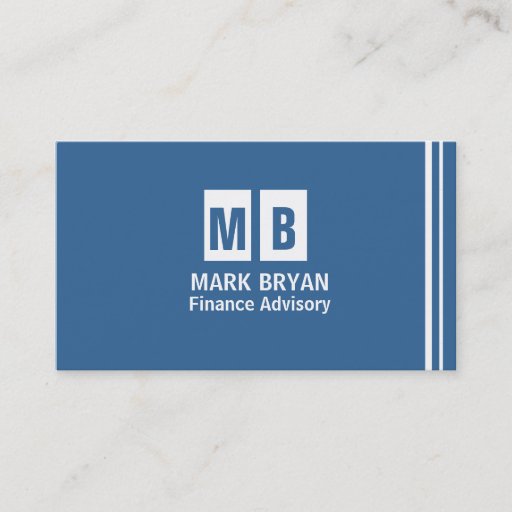 Customizable Professional Elegant Modern Blue Simple Business Card Template