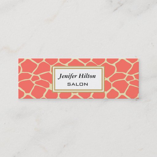 Customizable Professional elegant modern classy giraffe business card templates