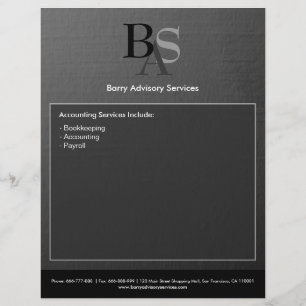 Professional Elegant Modern Grey Black Flyer