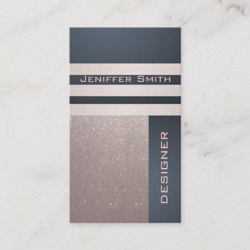 Professional elegant modern luxury glittery business cards