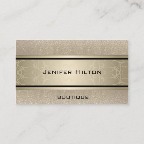 Professional elegant modern luxury glittery business card template