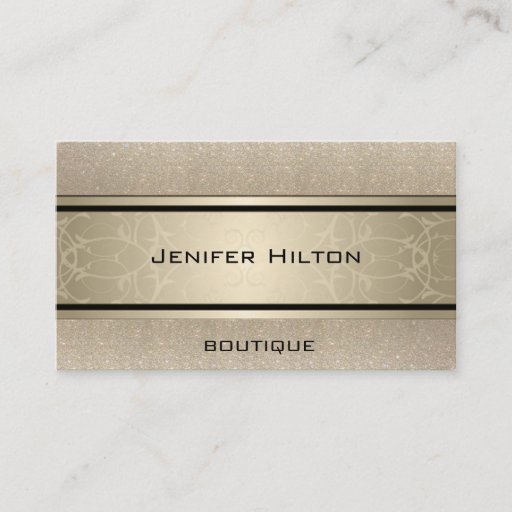 Customizable Professional elegant modern luxury glittery business card template