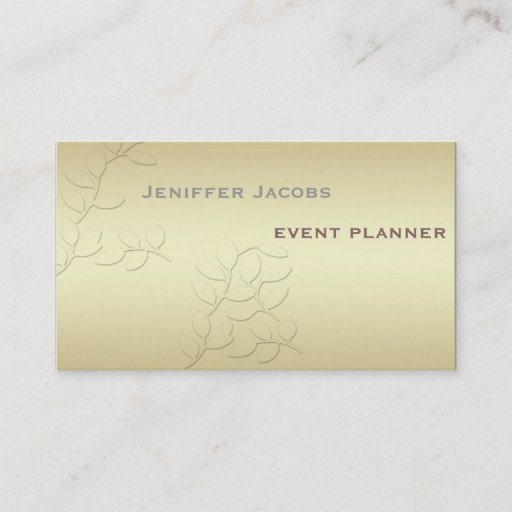 Customizable Professional elegant modern luxury shiny leaves business card templates