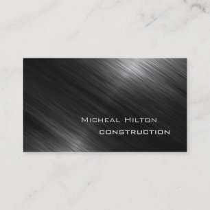 Professional elegant modern luxury shiny metal business card