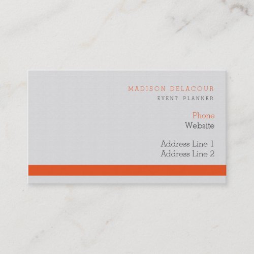 Professional Elegant Modern Minimal Silver Badge Business Card