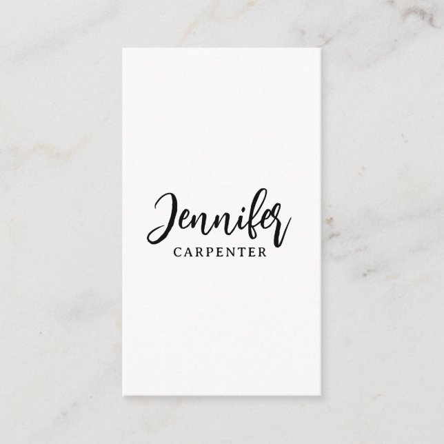 Professional elegant modern minimalist add name enclosure card (Front)