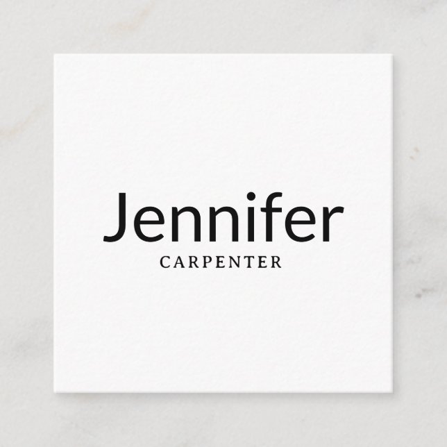 Professional elegant modern minimalist add name enclosure card (Front)