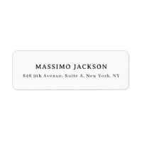 Professional elegant modern minimalist add name