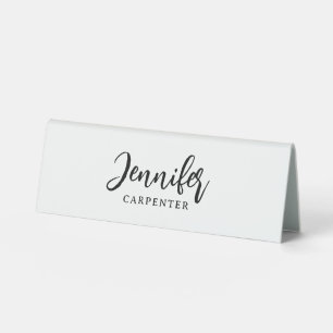 Professional elegant modern minimalist add name table tent