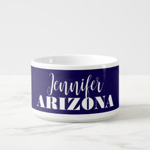 Professional elegant modern minimalist dark blue bowl