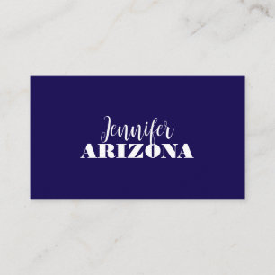 Professional elegant modern minimalist dark blue enclosure card
