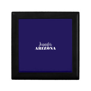 Professional elegant modern minimalist dark blue gift box