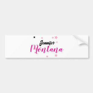 Professional elegant modern minimalist name bumper sticker