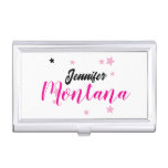 Professional elegant modern minimalist name business card case