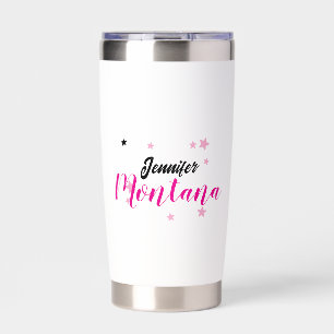 Professional elegant modern minimalist name insulated tumbler