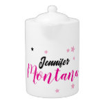 Professional elegant modern minimalist name teapot