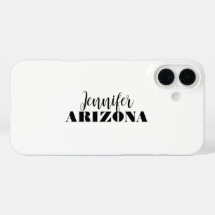 Professional elegant modern minimalist plain iPhone 16 plus case