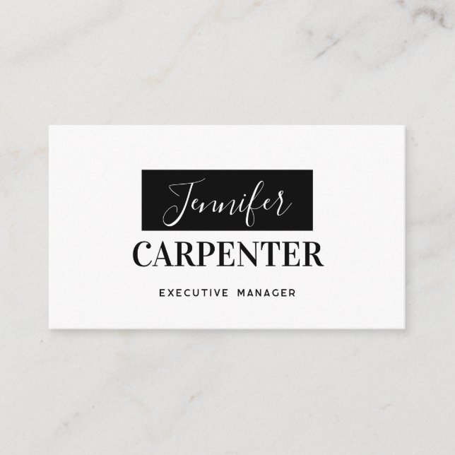 Professional elegant modern minimalist plain  enclosure card (Front)