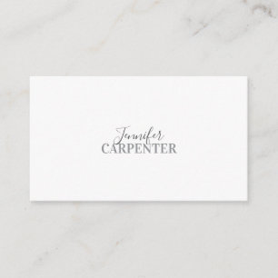 Professional elegant modern minimalist plain enclosure card
