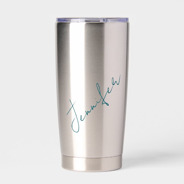 Professional elegant modern minimalist plain insulated tumbler (Front)