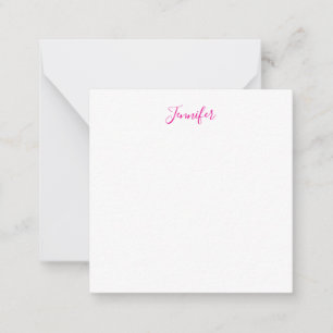 Professional elegant modern minimalist plain name note card
