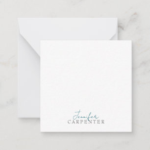 Professional elegant modern minimalist plain note card