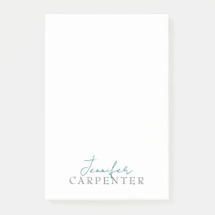 Professional elegant modern minimalist plain post-it notes