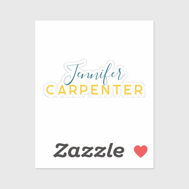 Professional elegant modern minimalist plain sticker (Sheet)