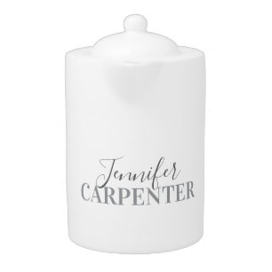 Professional elegant modern minimalist plain teapot