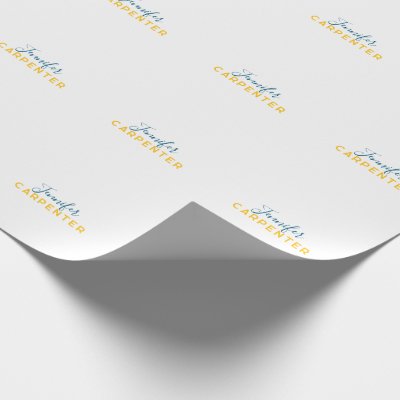 Professional elegant modern minimalist plain wrapping paper