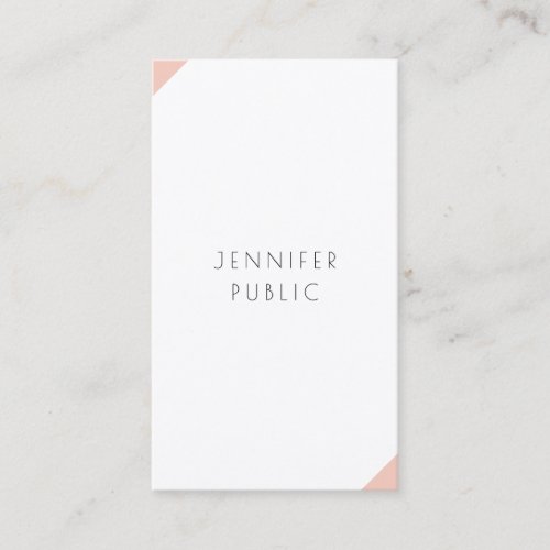 Professional Elegant Modern Minimalist Template Business Card
