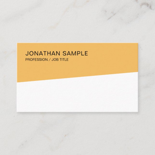 Professional Elegant Modern Minimalist Template Business Card (Front)