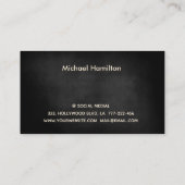 Professional elegant modern painting service business card (Back)