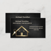 Professional elegant modern painting service business card (Front/Back)