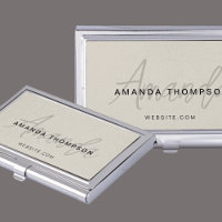 Professional Elegant Modern Personalized With Name