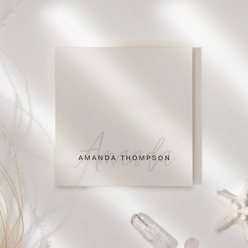 Professional Elegant Modern Personalized With Name Post_it Notes