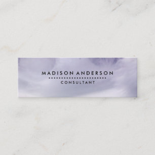 Professional Elegant Modern Plain Mini Business Card