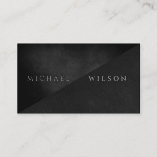 Professional elegant modern plain minimalist busin business card