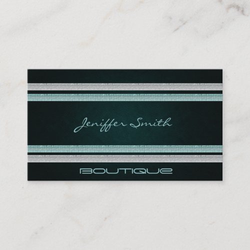 Professional elegant modern shiny glittery stripes business card template