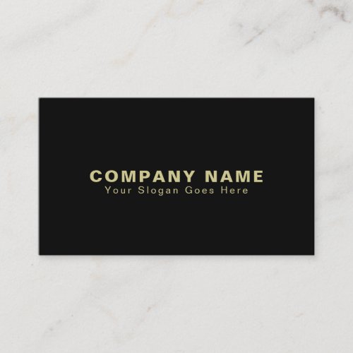 Professional Elegant Modern Simple Plain Company Business Card