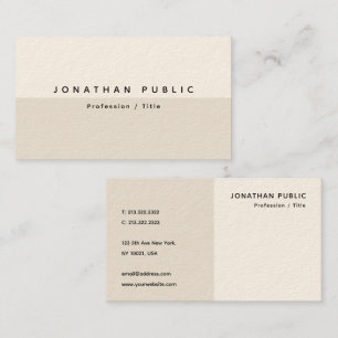 Professional Elegant Modern Simple Template Luxury Business Card