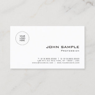 Professional Elegant Modern Template Upload Logo Business Card