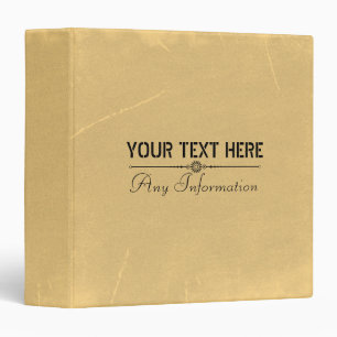 Professional Elegant Modern Vintage #2 3 Ring Binder