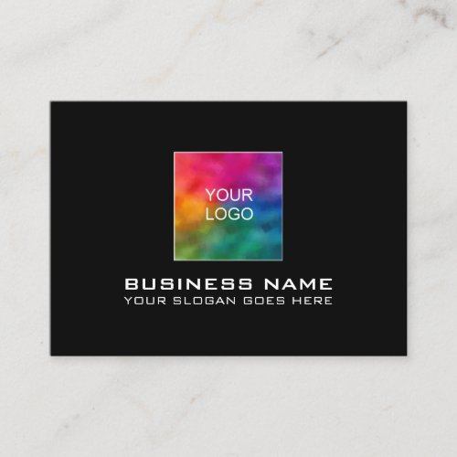 Professional Elegant Modern Your Company Logo Here Business Card