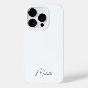 Professional Elegant Plain Minimalist Script Case-Mate iPhone 14 Pro Case