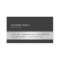Professional Elegant Plain Simple Black and Silver