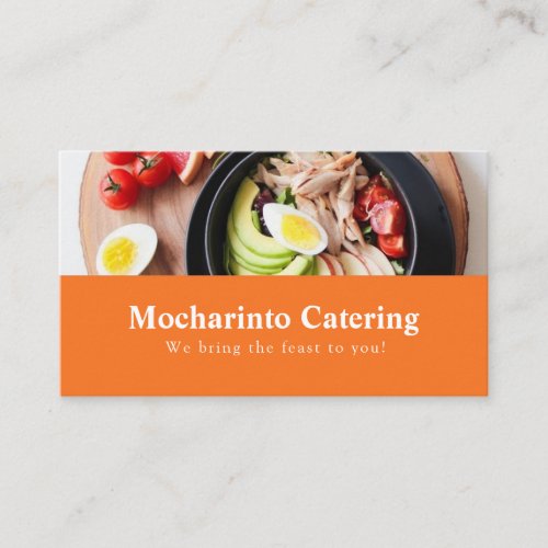 Professional Elegant restaurant and food catering Business Card
