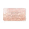 Professional elegant rose gold bokeh butterfly
