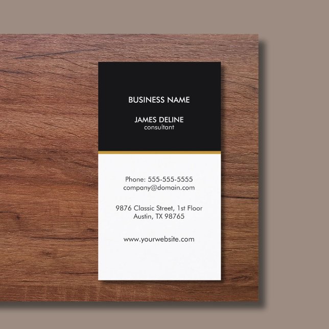 Professional Elegant Simple Consultant Business Card (Creator Uploaded)